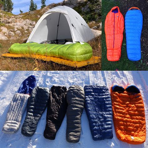 recommended backpacking sleeping bag temperature